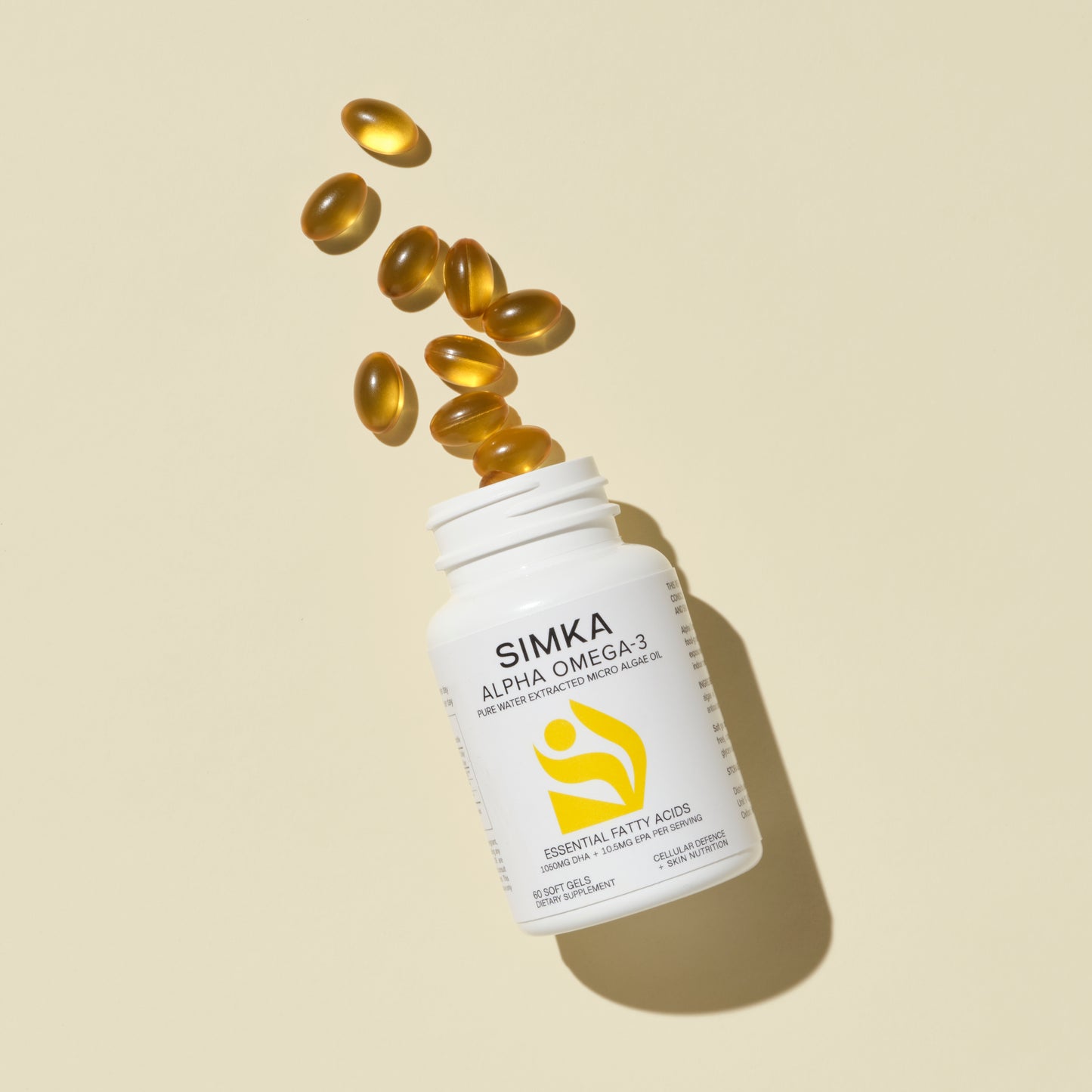 SIMKA Alpha Omega-3 Soft Gels - 60 Vegan Soft Gels