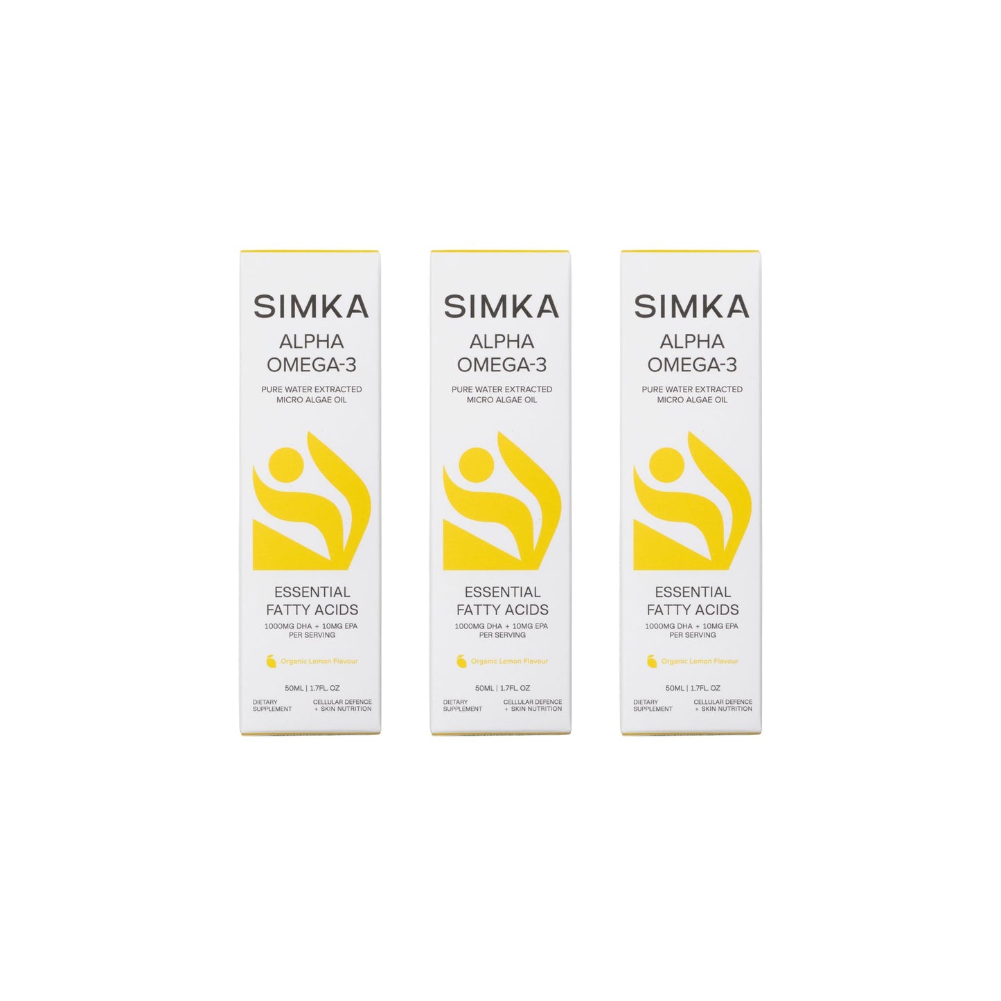 SIMKA Alpha Omega-3 Liquid 3 Pack - 3x 50ml Liquid