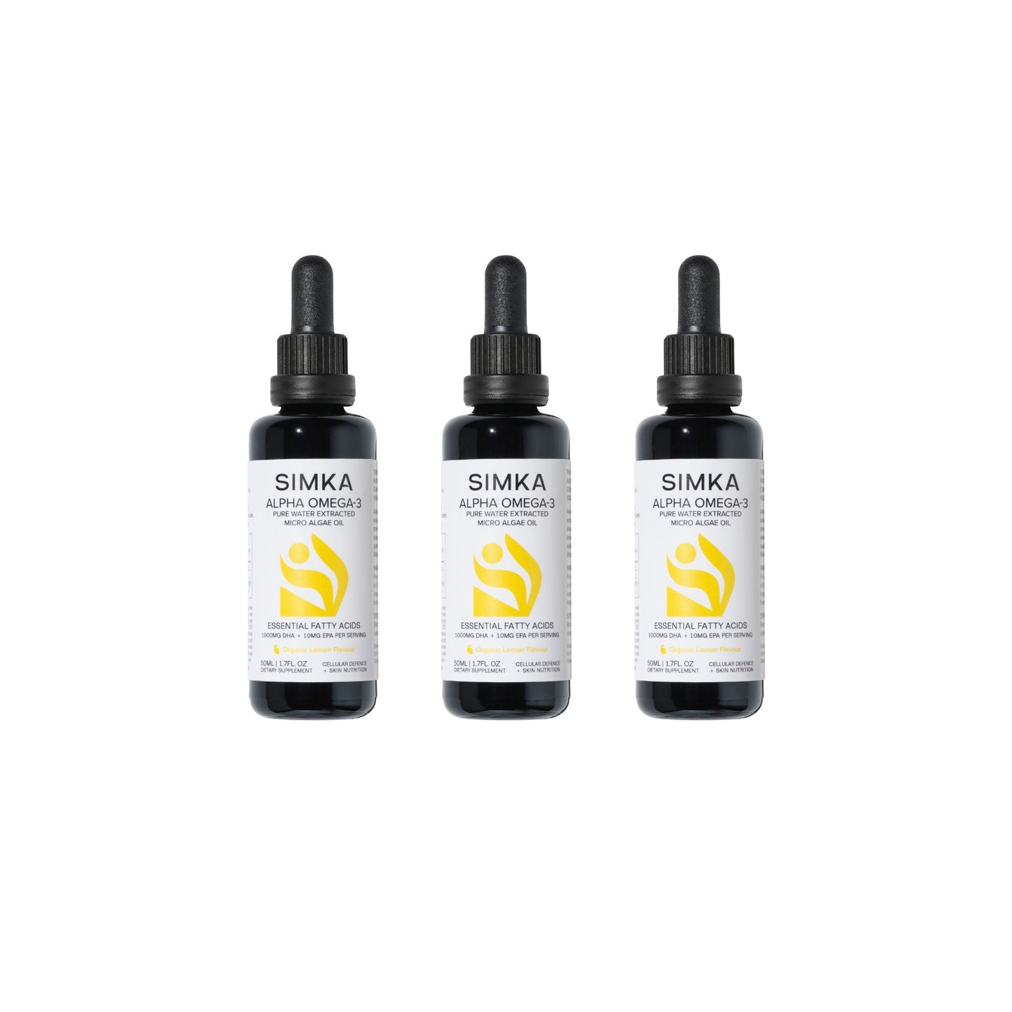 SIMKA Alpha Omega-3 Liquid 3 Pack - 3x 50ml Liquid
