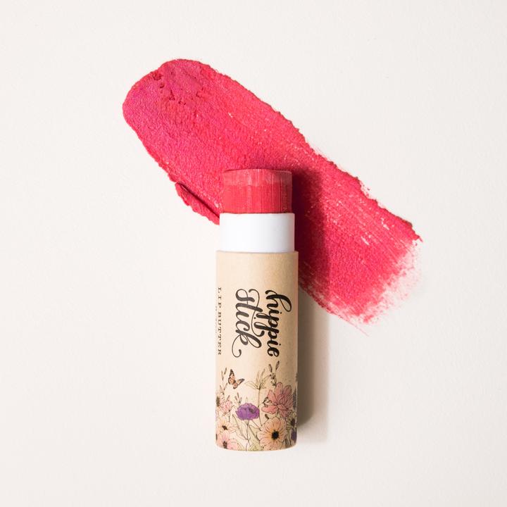 Hippie Stick Lip Butter - Strawberry Patch swatch